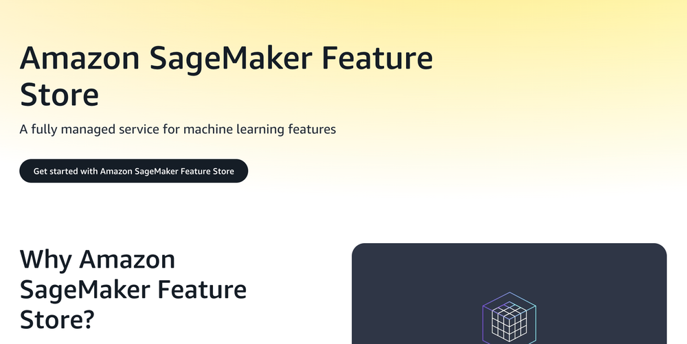 SageMaker feature store diagram